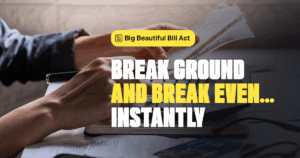 Break Ground and Break Even