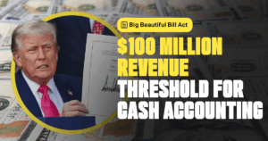 thresholds for cash accounting